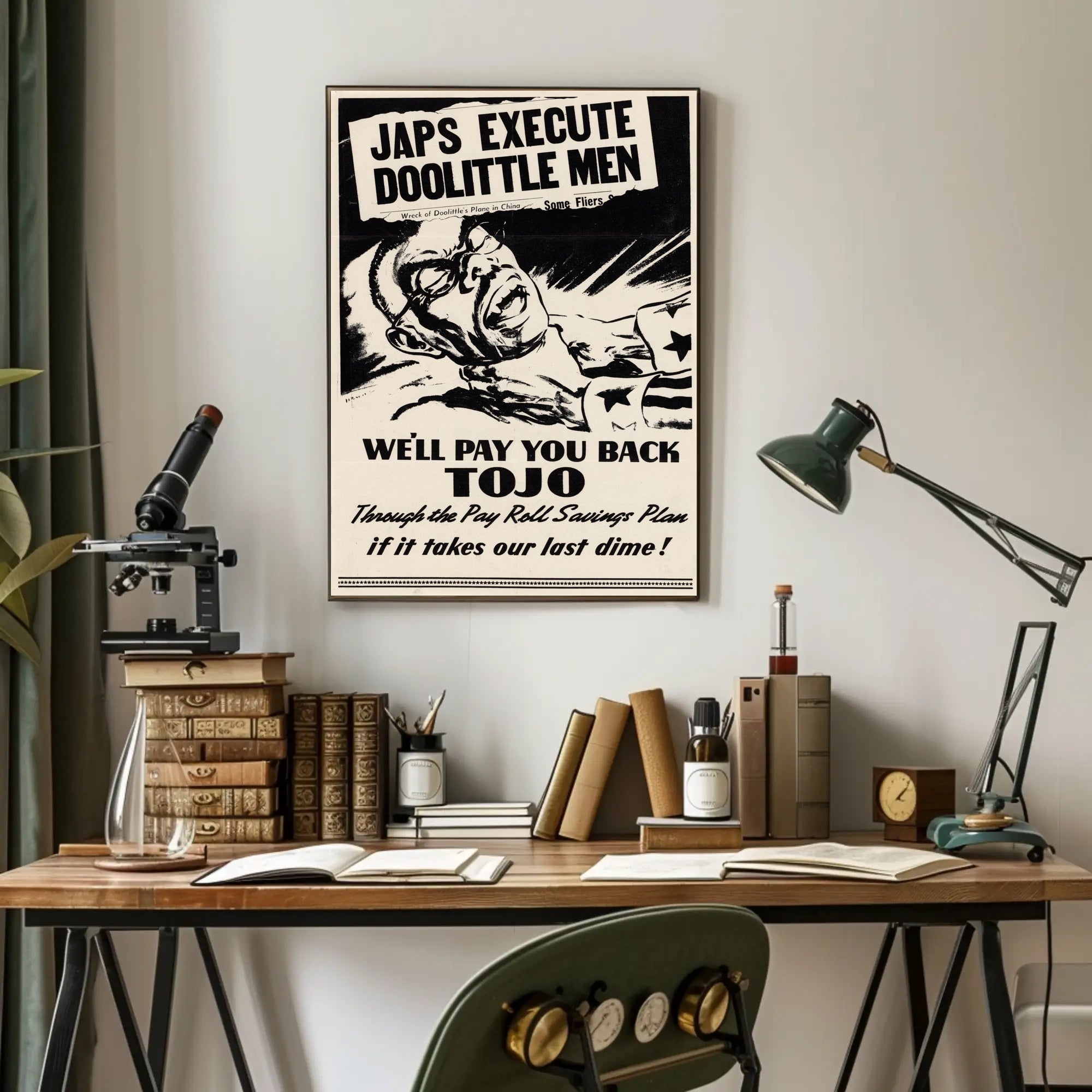 Retaliation and Patriotism in Wartime Poster PosterGoat