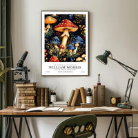 William Morris Cotton Prints Exhibition Poster