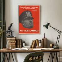 Mussolini's Provocation Poster PosterGoat