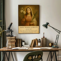 Saint Maria Goretti Religious Heritage Tribute Poster