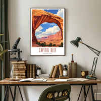 Capitol Reef National Park Vintage Poster
