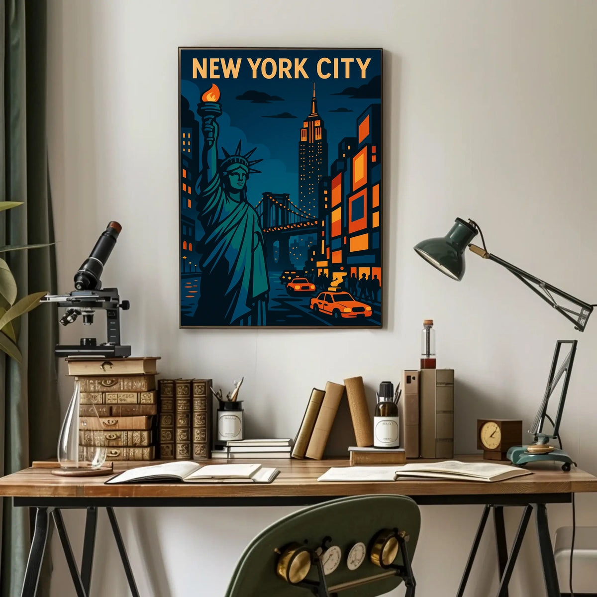 New York City Skyline Poster