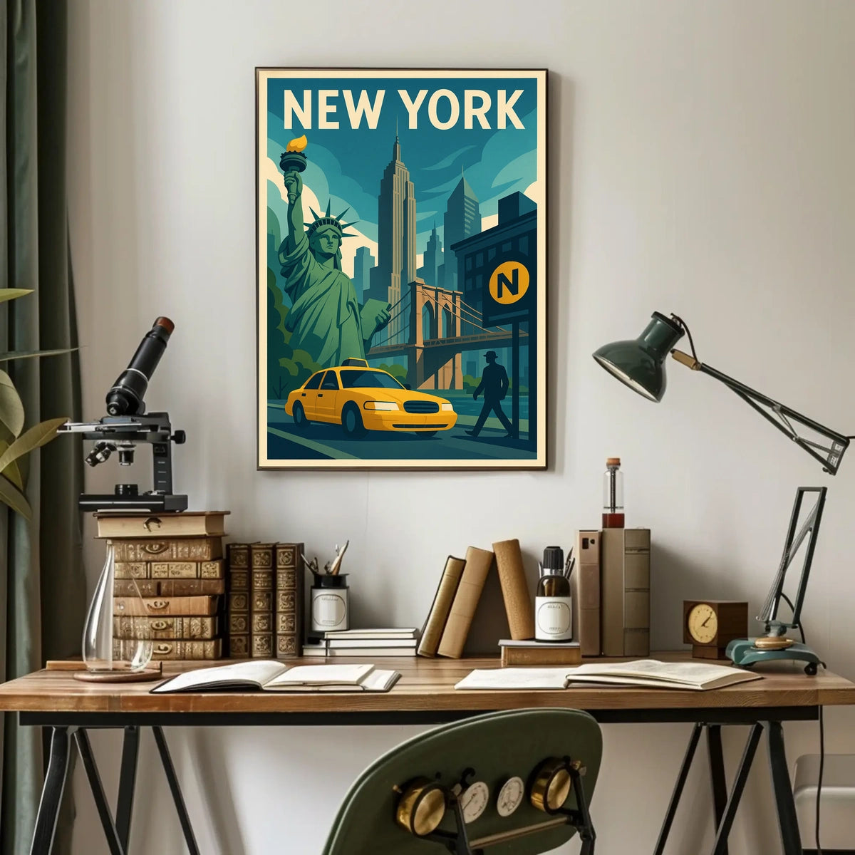 New York City Poster For City Lovers Discover Skyline Decor