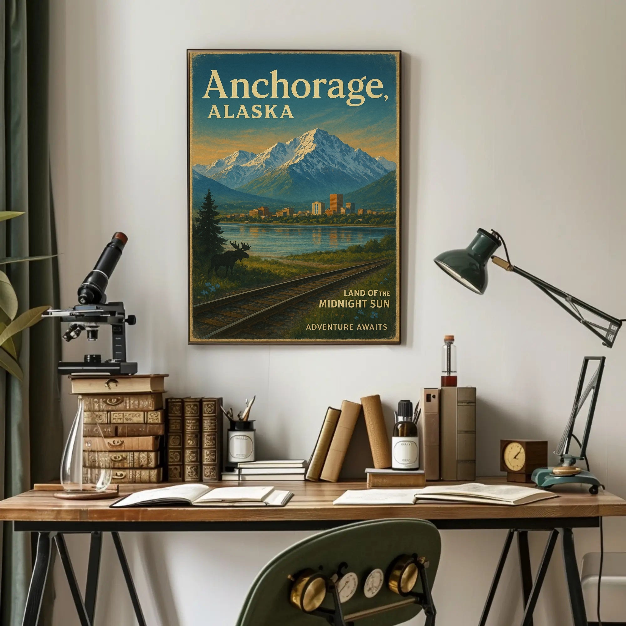 Discover Anchorage, Alaska Poster