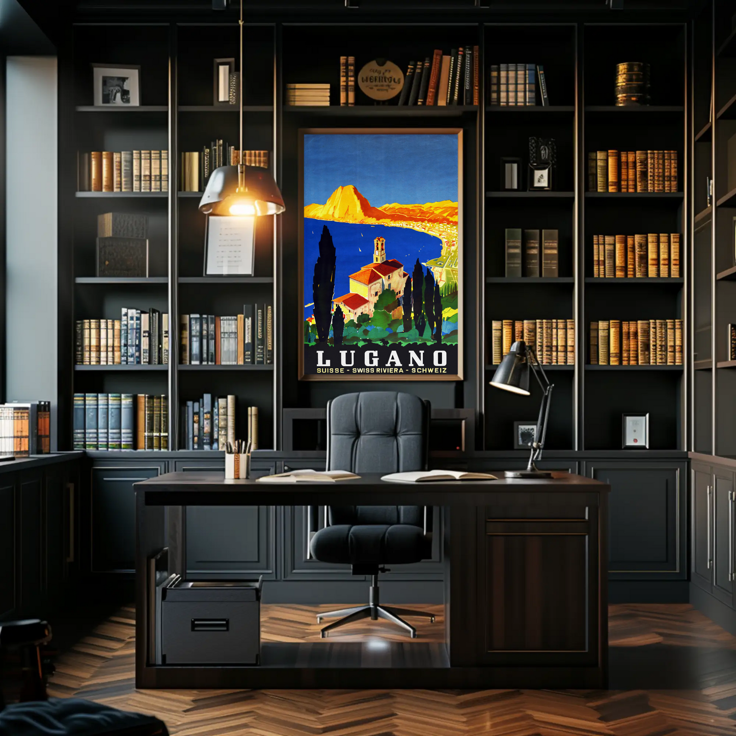 Lugano - Swiss Riviera Poster