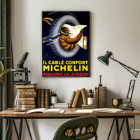Michelin Tire Advertisement Poster