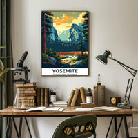 Yosemite's Majestic View National Park Poster