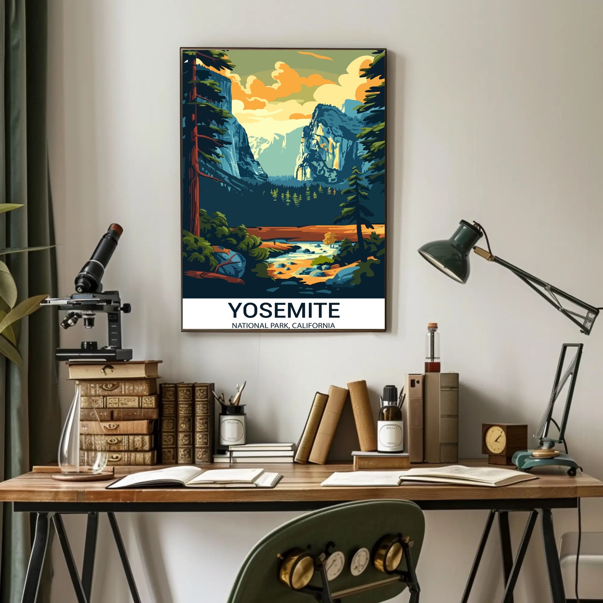 Yosemite's Majestic View National Park Poster