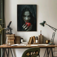 Sinister Apple Dark Fantasy Character Art Poster PosterGoat