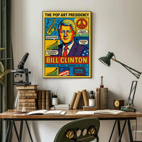 Bill Clinton The Pop Art Presidency Poster