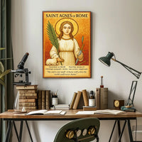 Saint Agnes of Rome Poster PosterGoat