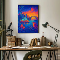 Sydney Skyline at Dusk Poster