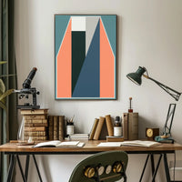 Geometric Abstraction Poster Modern Minimalist Print