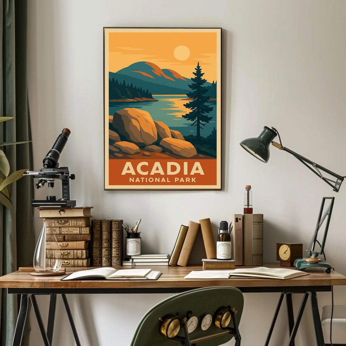 Acadia National Park Scenic Wanderlust Poster