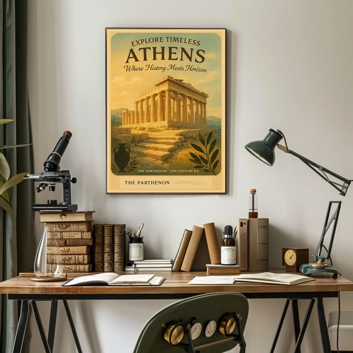 Explore Timeless Athens Poster