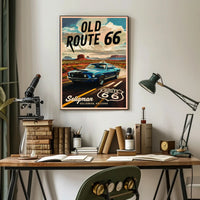 Journey Down Old Route 66 Poster
