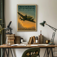 Beechcraft At-10 Wichita Legend Of The Poster