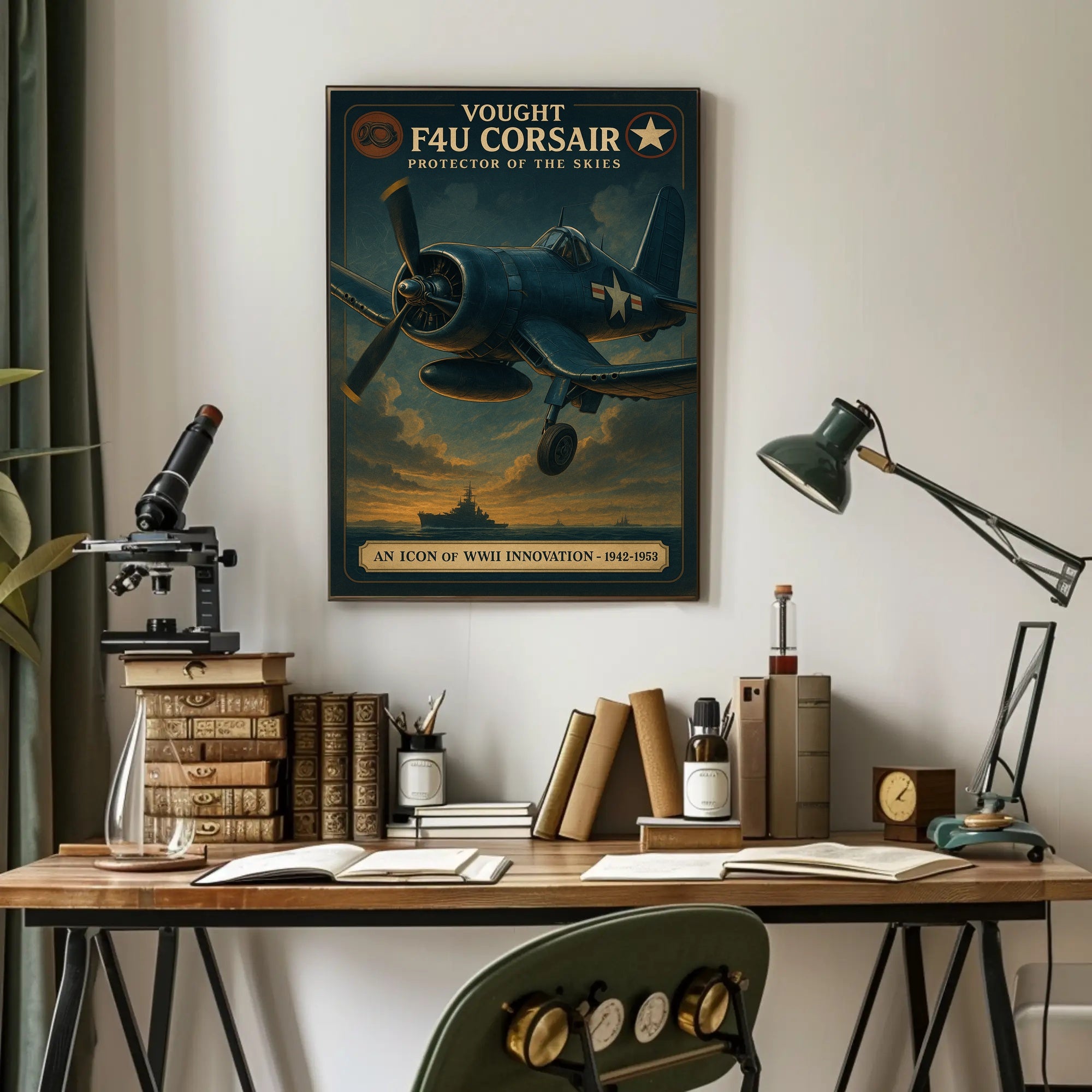 Vought F4U Corsair Poster