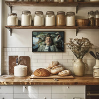 Fish-Filled Car Surreal Art Comedy Poster