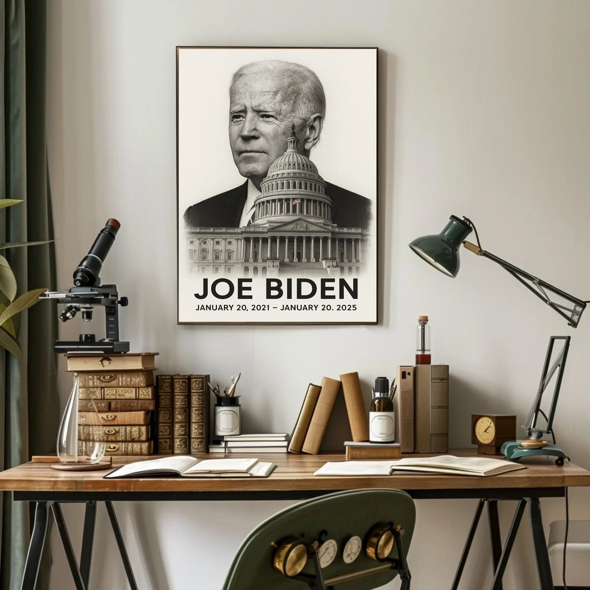 Joe Biden 46th President of the United States Reflections Poster