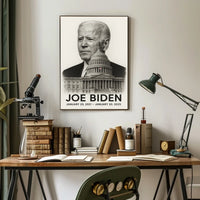 Joe Biden 46th President of the United States Reflections Poster