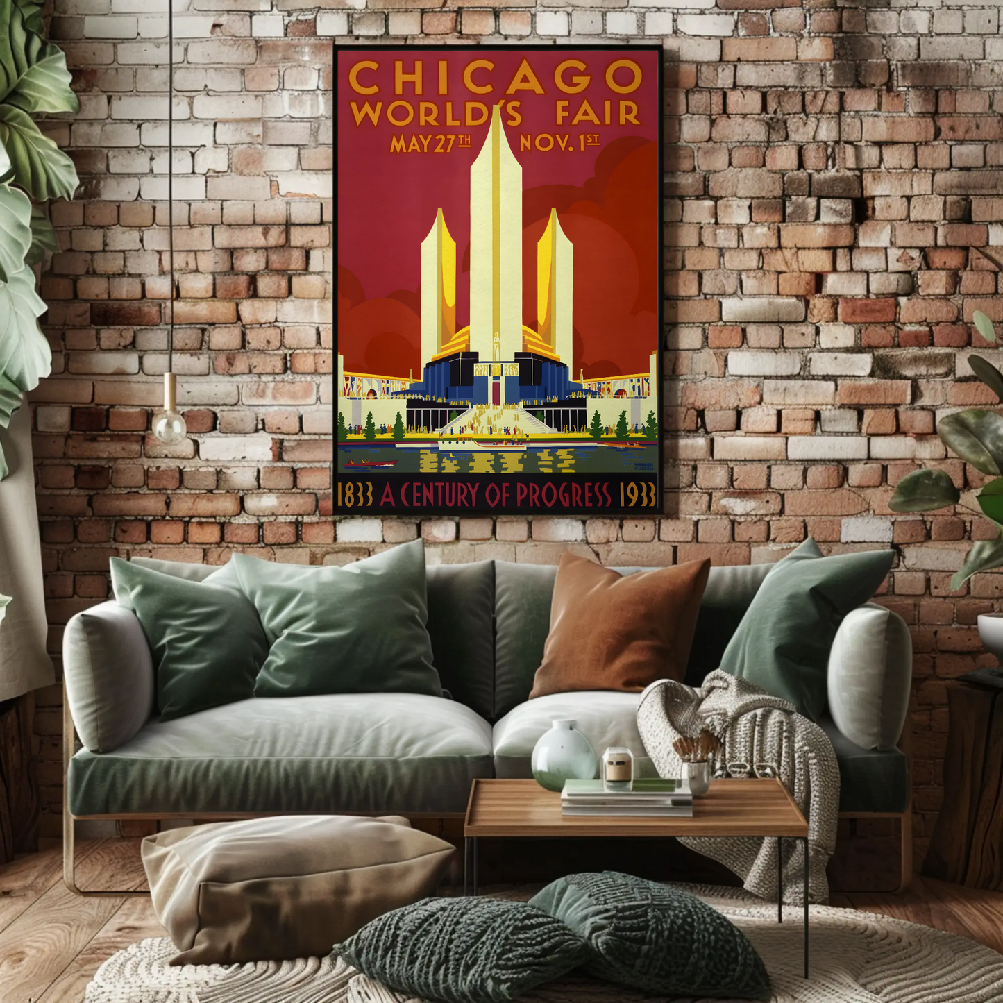 Chicago World's Fair Vintage Poster