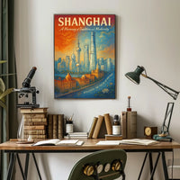 Shanghai A Harmony of Tradition and Modernity Poster