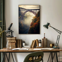 New River Gorge Bridge Autumn Poster Wall Art
