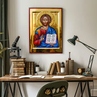 Icon of Christ Pantocrator Poster
