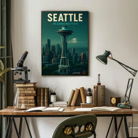 Seattle Skyline Poster PosterGoat