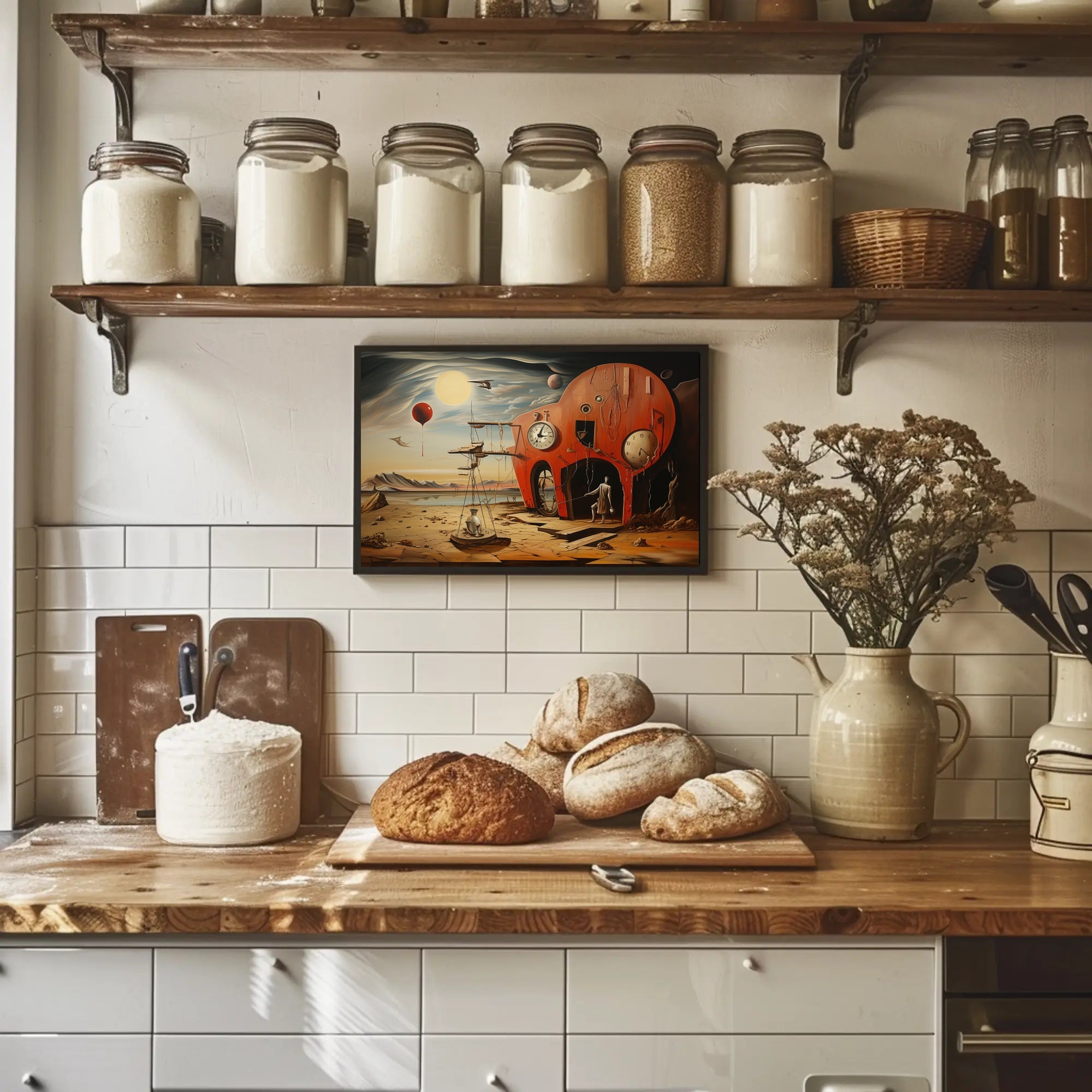 Surreal Dreamscape: Abstract Artistic Poster