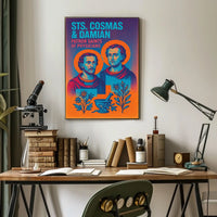 Sts. Cosmas Damian Patron Saints of Physicians Poster