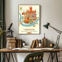 Chester Travel Poster: British Railways Vintage Adventure PosterGoat