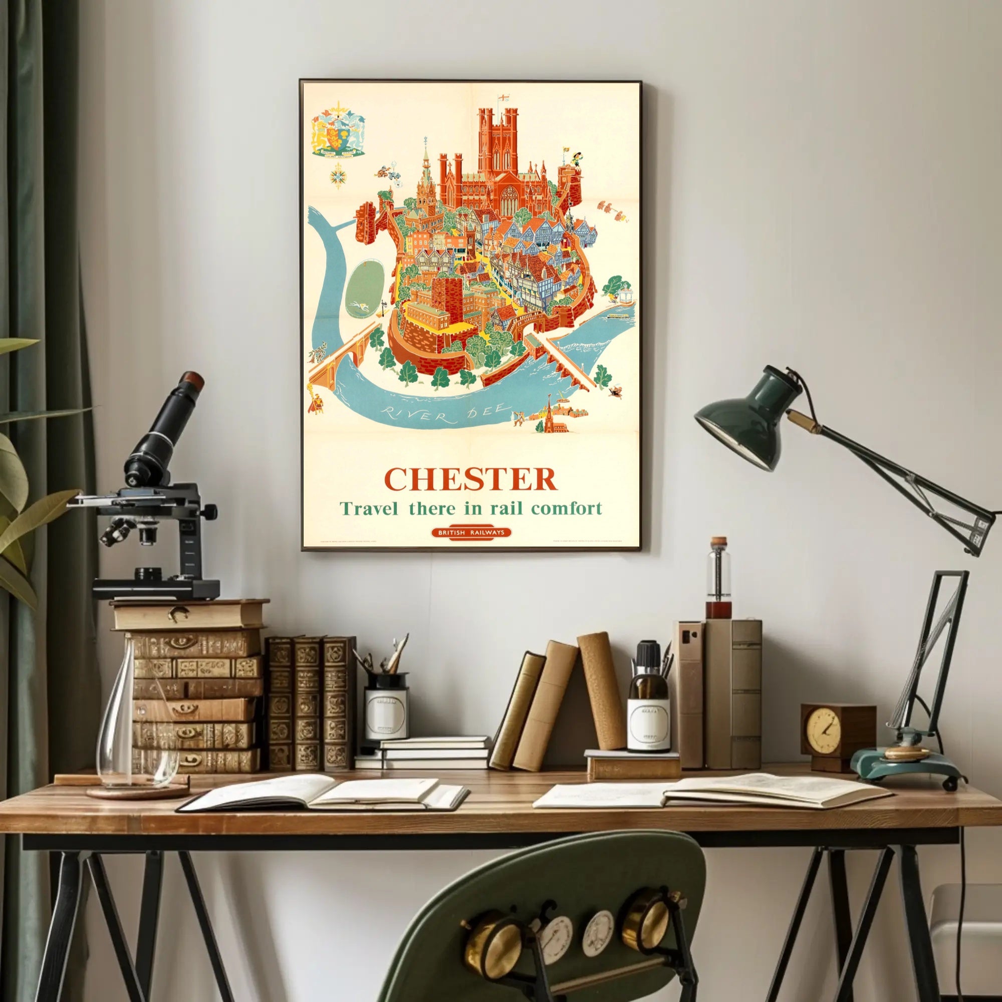 Chester Travel Poster: British Railways Vintage Adventure PosterGoat