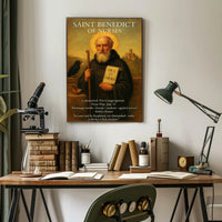 Saint Benedict of Nursia Poster PosterGoat