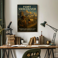 Fort Vancouver HudsonS Bay Company Poster