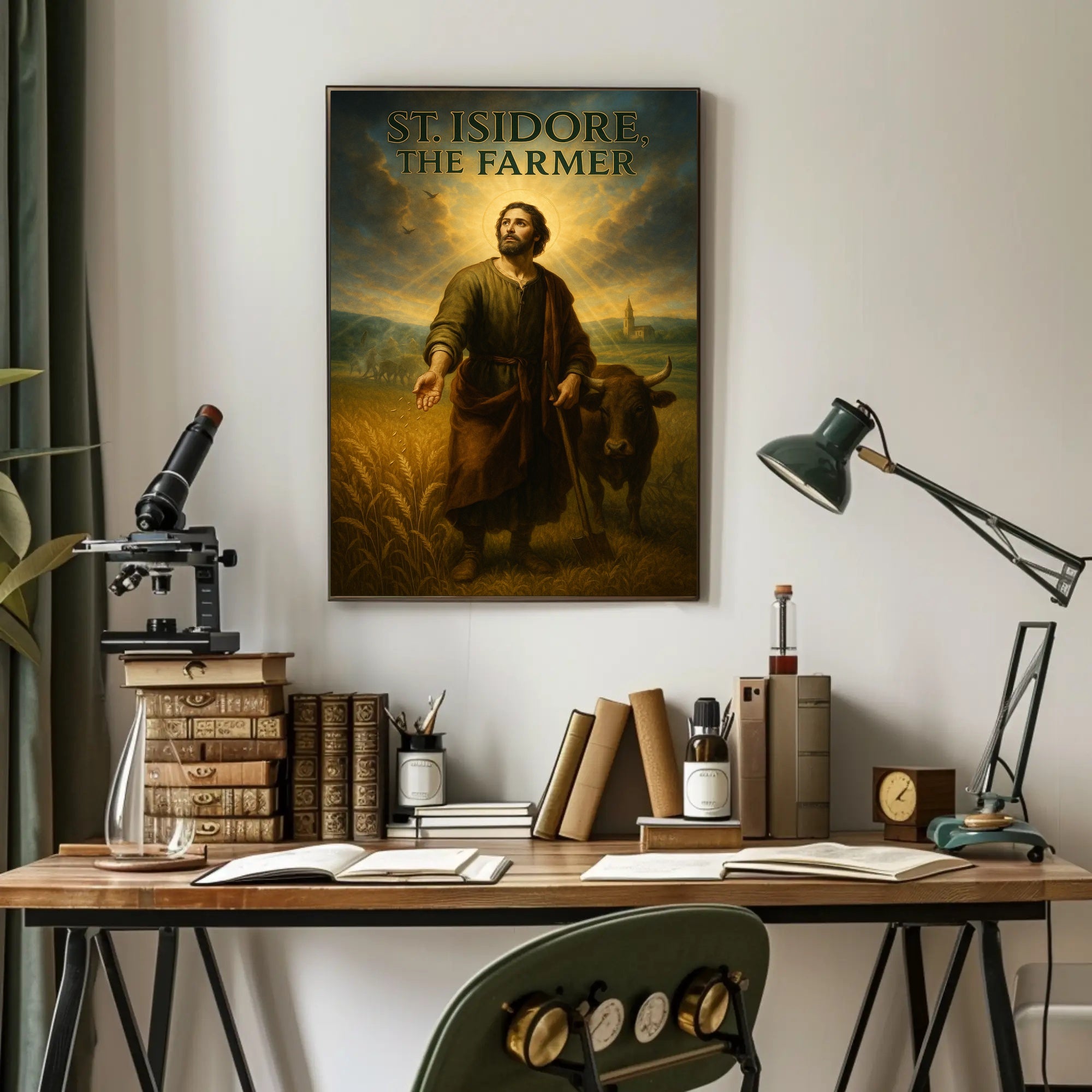 St. Isidore, the Farmer Poster PosterGoat