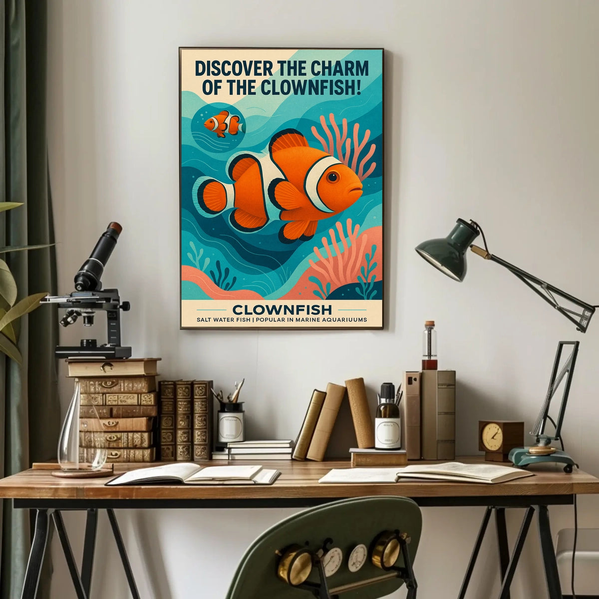 Discover The Charm Of The Clownfish Poster