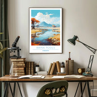 Mana Pools Tranquility: Explore Zimbabwe's National Park Poster