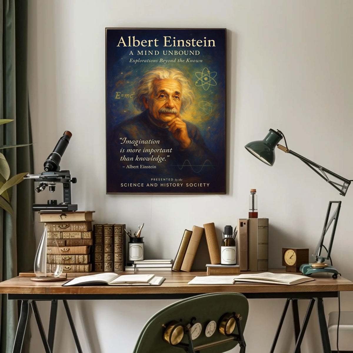 Albert Einstein A Mind Unbound Poster