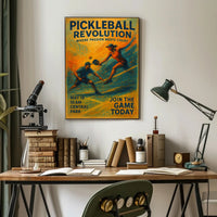 Pickleball Energy Unleashed: Central Park Sports Poster