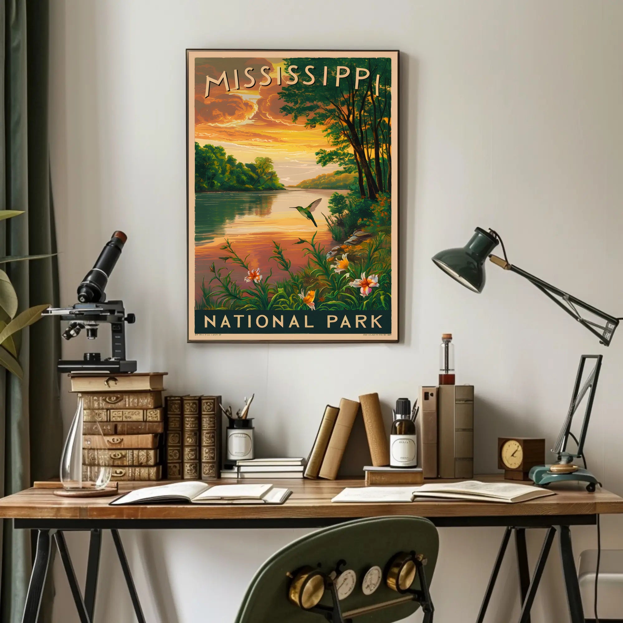 Mississippi National Park Poster
