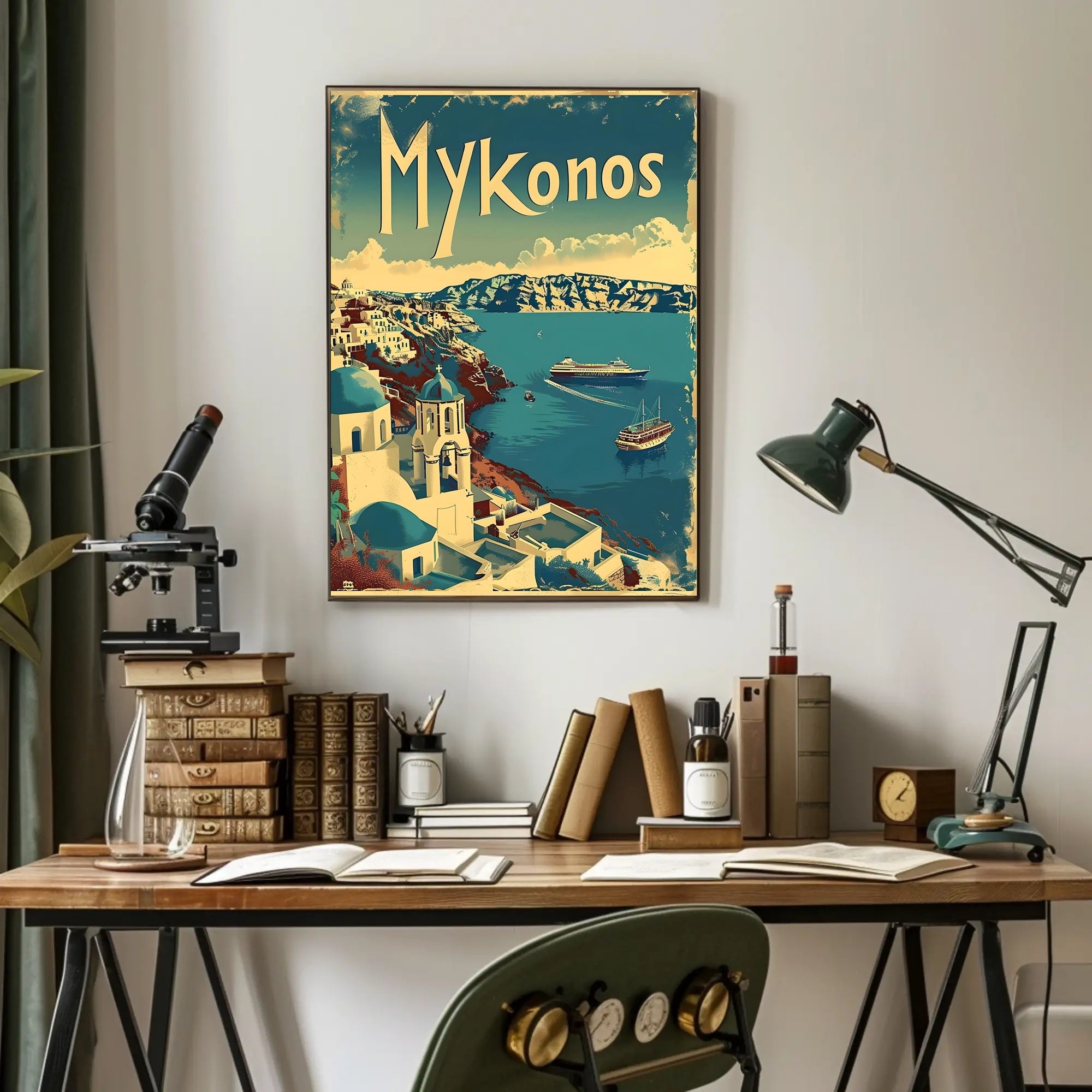 Discover Mykonos: Idyllic Greek Island Adventure Poster