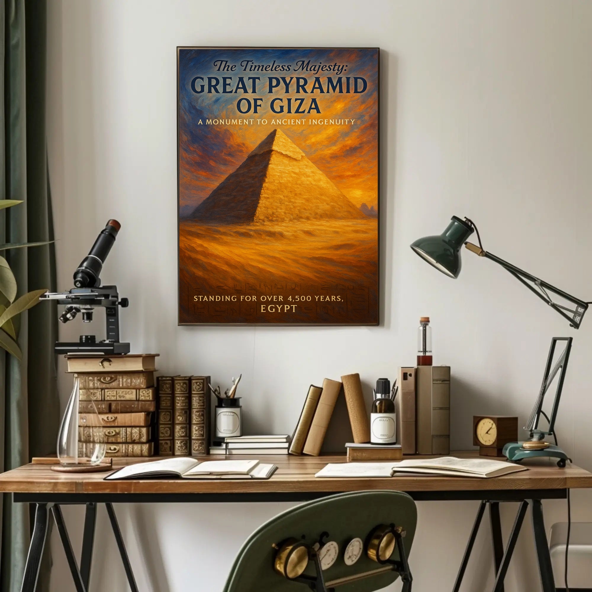 The Timeless Majesty: Great Pyramid of Giza Poster