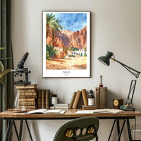 Picturesque Sinai Desert Scene: Travel Poster PosterGoat