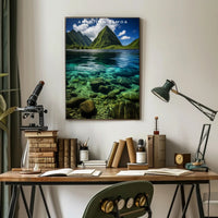 American Samoa Tranquil Waters Poster Travel Wall Art