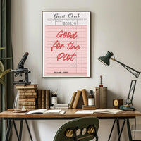 Good for the Plot Vintage Dining Artistic Poster PosterGoat