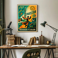 Wander In Color Pakistan's Cultural Expression Poster PosterGoat