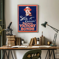 Victory Bonds Vintage Propaganda Poster