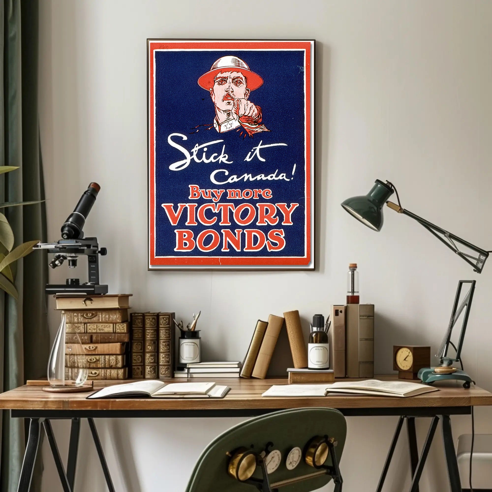 Victory Bonds Vintage Propaganda Poster